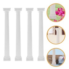  4 Pcs Roman Pillar Decor Mini