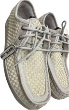 IPATH Men's Skate Shoes Beige Woven Chukka Boot Mens UK Size 13 Vintage