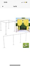 Strong Adjustable Canopy Chuppah Mandap Wedding Photo Backdrop Frame DIY Stand