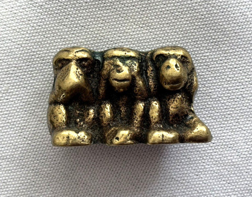 Miniature brass monkeys - miniature,