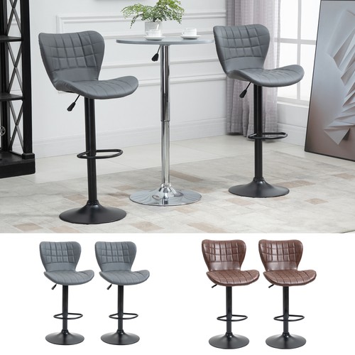 Bar stools set pu - bar, leather
