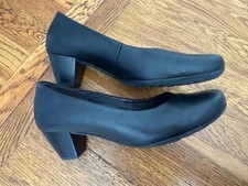 Gabor Black Leather Shoes -