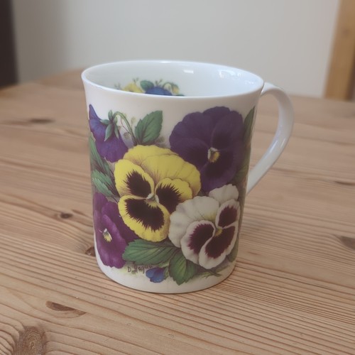 Fine bone china mug pansy - china,