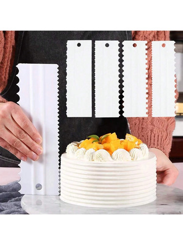4pcs cake decorating - 4pcs, comb