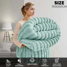 One large plush throw blanket Flannel Fleece Blanket