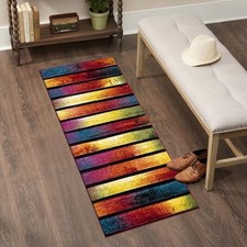 Long Hallway Runner Rug Multi Large Rugs Lounge Bedroom Carpet Indoor Door Mat