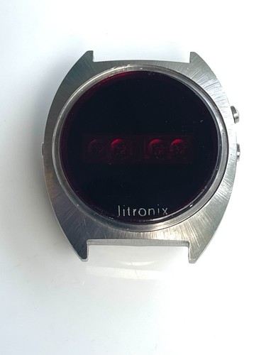 Litronix led 1975 watch only - litronix,
