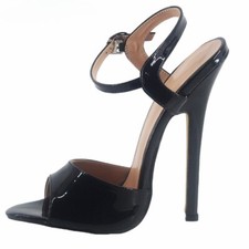 Extreme High Heel 18cm Stiletto Heel Sexy High Heel Buckle Straps Sexy Sandals