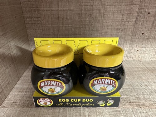 Marmite egg cup duo - set, with