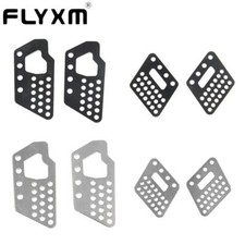 FLYXM Black/Silver Metal Front/Rear Shock Mounts for Axial Wraith RC Crawler car