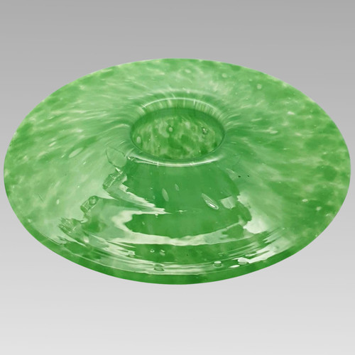 Vintage hand blown - hand, green