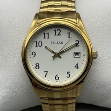 Pulsar Mens Watch 37mm White