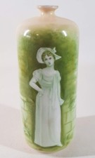 Antique Gebrueder Heubach 16cm Tall  German Porcelain Figural vase C1882-1915