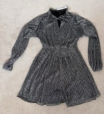 BNWT Metallic Silver Sparkly