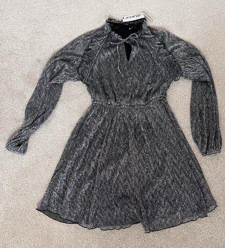 Bnwt metallic silver sparkly - silver,