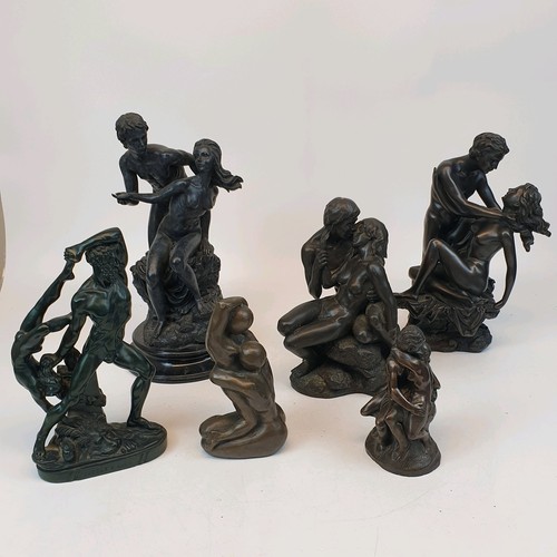 Classical nude figurine - figurine, set