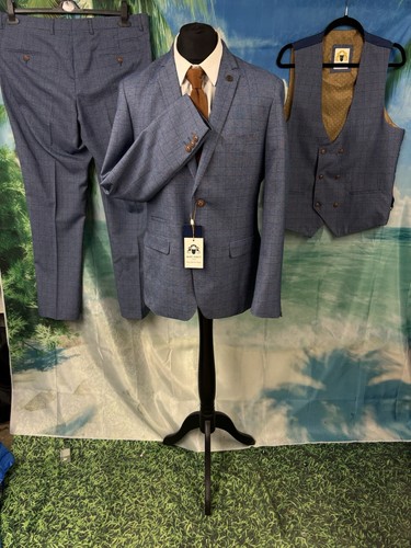 Marc darcy piece blue - piece, tweed