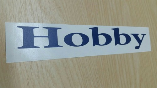 Hobby caravan dark blue roof - caravan,