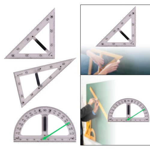 Large math geometry ruler - large,
