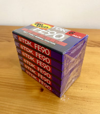 6X PACK * TDK FE90 * BLANK
