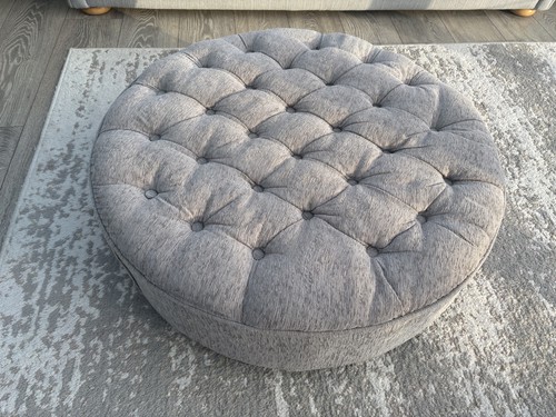 Large chesterfield footstool - chesterfield,