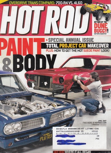 Hot rod magazine april 2007 - hot,