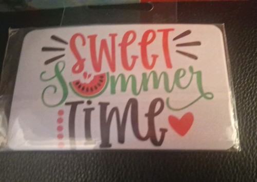 Summer time hand made fridge - summer,