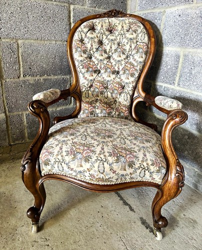 Upholstered wooden armchair - upholstered,