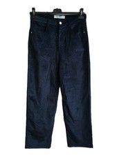 NEXT navy blue tencel velvet