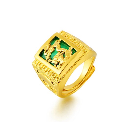 Men inlaid jade dragon - men's,