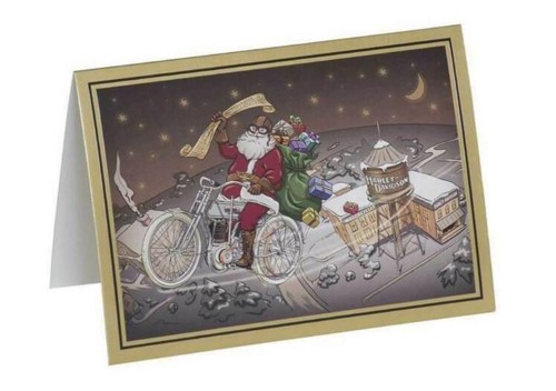 Harley davidson biker santa - biker,