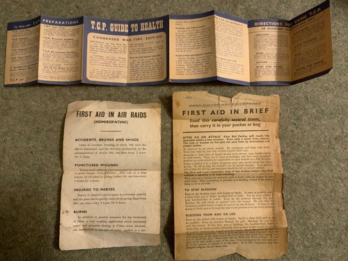 Wartime memorabilia leaflets - wartime, memorabilia: