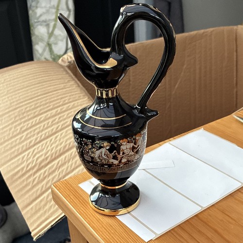 Handmade greek black ceramic - handmade,