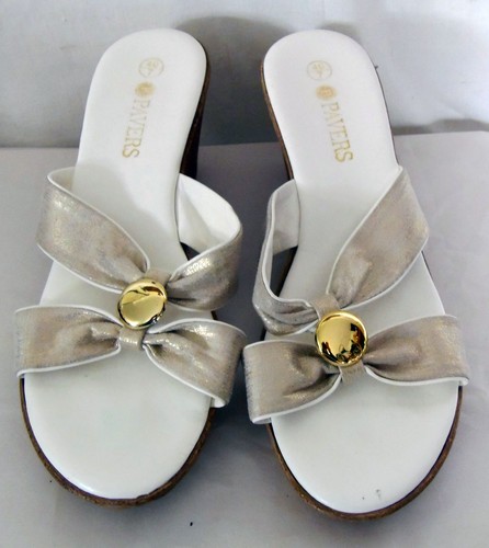 Pavers white gold open - pavers, toe