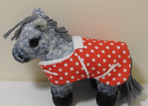 Handmade red polkadot - , rug
