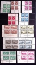 CANADA: Unused Corner Marginal Blocks - Ex-Old Time Collection - Album Page