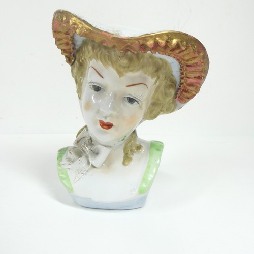 Lady head vase planter semco - lady,