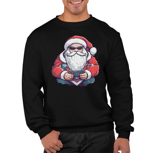 Santa gamer console - gamer,