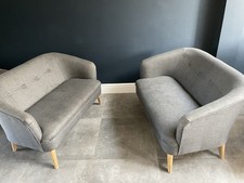 M&S Charcoal Grey Loveseats X