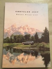 Chrysler Jeep Retail Price