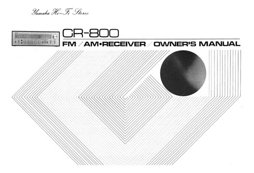 Yamaha 800 receiver - cr-800,