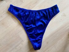 Ladies Classified Blue Sunburst Velvet Thong L/WX