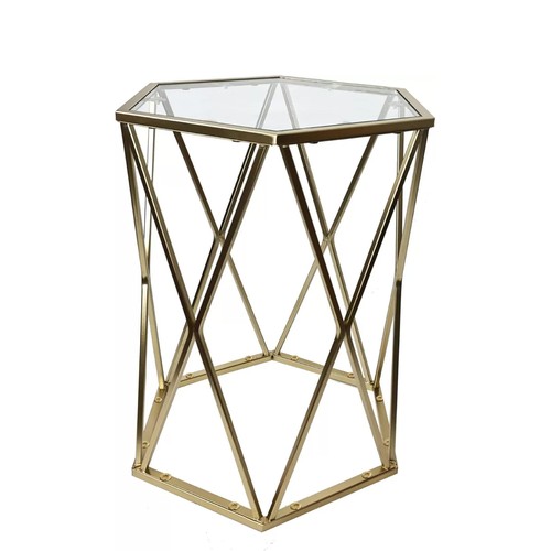 Nesting coffee table hexagon - table,