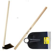 Steel Garden Hoe Full Size Azada Garden Digging Hoe with Wooden Handle 120cm