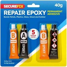 Epoxy Glue Resin Strong Adhesive Kit Hardener Bonds Metal Plastic Wood Glass NEW