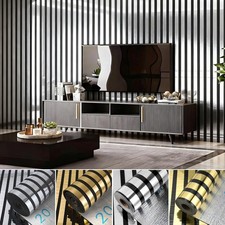 3D Effect Silver Gold Stripes