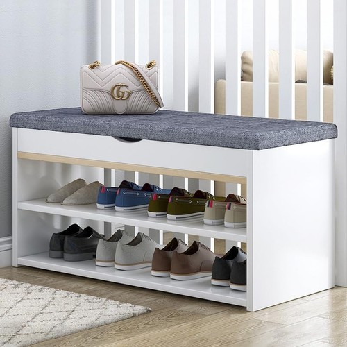 Shoe bench hallway wooden rack - shoe,