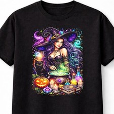 Witch T Shirt Cauldron Magic