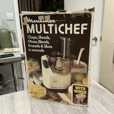 Moulinex Multichef  616 Vintage Food Processor NEW OLD STOCK