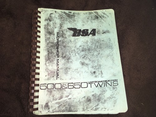 Bsa repair manual a65 - repair,